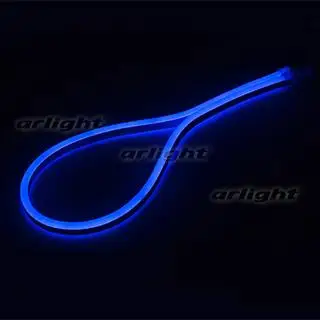022214 Образец Гибкий неон ARL-CF2835-Mini-24V Blue(16x8mm)-0.9m ARLIGHT