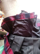 Plaid Skirt Pleated Harajuku School-Girl High-Waist Korean Plus-Size Women Zipper Sexy