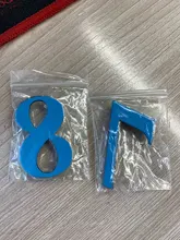 Door-Label Sticker Number Apartment Address Bronze Hotel Home Modern House Digital Golden