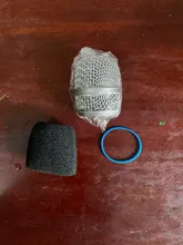 Repuesto de cabezal de parrilla de micrófono de malla de acero azul, accesorio de piezas de bricolaje, BETA 87A