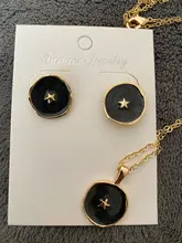 Necklace Alloy Jewelry Lightning Round Elegant Love-Heart-Moon Women Cute New-Fashion