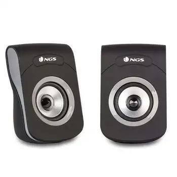 

2.0 speaker ngs sb250-6w-volume checkpoint-aux-input rubber finish-cord usb 1.20m