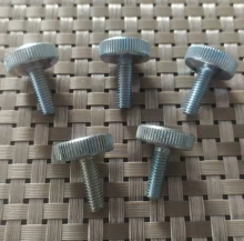 Flat-Head Thumb-Screw Glass Knurl Adjust DIN653 M8 M10 Toolless M3 M4 M5 M6 GB835 Curtain-Wall