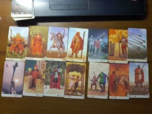Cartas de Tarot y guía, juego de adivinación del destino, cubierta para fiesta, vacaciones, juegos de mesa
