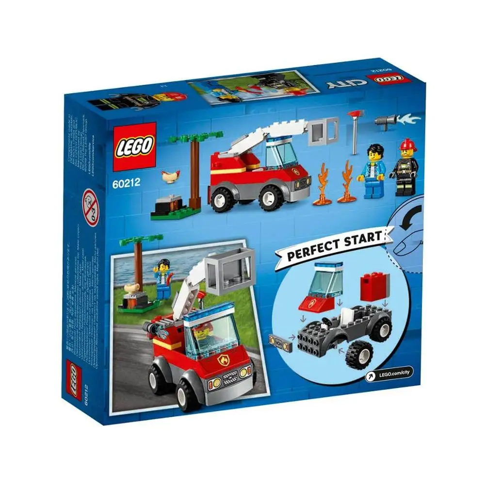 LEGO City пожарный Barbekü Yangını|Блочные конструкторы| |