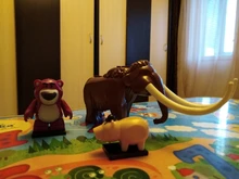 Animales de bloqueo para niños, traje de escorpión, oso, Tigre, tiburón, caballo, juguetes de bloques de construcción, Compatible con animales de bloqueo, regalos
