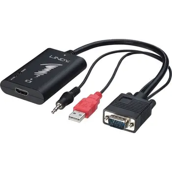 

LINDY VGA and audio converter to HDMI