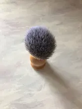 1PC profesional de los hombres brocha de afeitar con mango de madera de Nylon puro para hombres de limpieza de máscara cosméticos herramienta