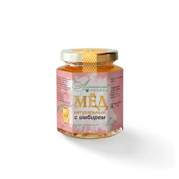 

Honey natural алтайский лекарь with ginger