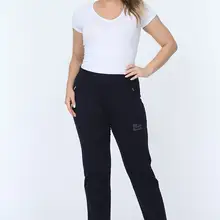 Большие свободные женские черные Miss Embroidered Ferm. Спортивный костюм с карманом TB20KB092026