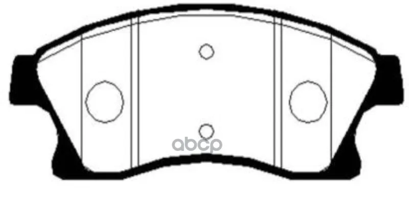 Колодки Тормозные Chevrolet Cruze/Opel Astra J 15" 10- Передние Ctr Ckkd21 Ctr арт. CKKD21