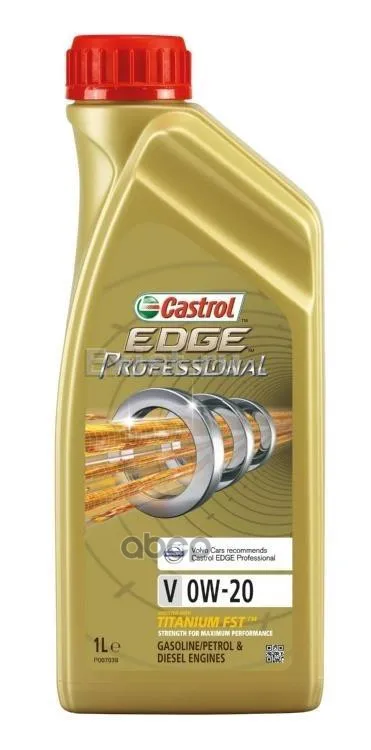 Castrol Масло Моторное 0w-20 Castrol 1л Edge Professional V Titanium Fst Volvo Castrol 156e6a
