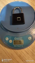 KERUI, candado inteligente de huella digital con carga USB resistente al agua, candado con huella dactilar de 0,1 segundos, candado portátil antirrobo con huella dactilar