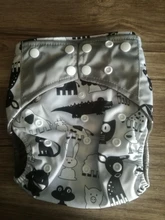 Cloth Diaper Charcoal Eco-Friendly Nappy Reusable Waterproof One-Size 1PC Dropship