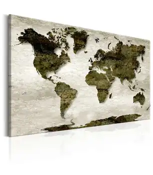 

Picture-World Map: Green Planet