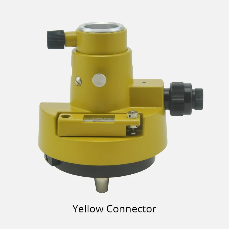 gps/Призма Tribrach/три челюсти адаптер трегера в виде треугольника для Topcon Sokkia Nikon Trimble Pentex Тип gps/RTK и призмы - Цвет: Yellow Connector
