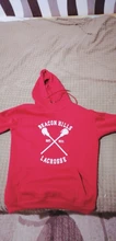 Sudadera con capucha de Teen Wolf para hombre y mujer, ropa deportiva unisex con estampado de Lacrosse y McCall 11, Stilinski 24 y Lahey 14, jersey de chándal de la serie de anime disponible en color rojo