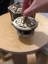 Robotime juguete 315 Uds DIY 3D jardín secreto rompecabezas de madera juego de ensamblaje caja de música de juguete para regalo para niños adultos AMK52