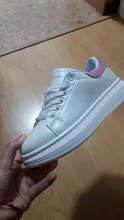 Zapatillas de deporte con plataforma para mujer, zapatos blancos con cuñas de diseñador, Tenis femeninos informales, primavera 2020