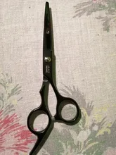 Tijeras profesionales para peluquería, color negro, 6,0 pulgadas, corte grande, Japón, 440C