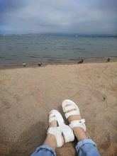 TUINANLE-Sandalias de gladiador con plataforma para Mujer, zapatos de verano a la moda, gruesas, para playa, de tela vaquera, cómodas, 2021