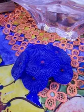 Artificial Resin Coral Sea Plant Ornament Silicone Nontoxic Blue Artificial Coral Plant