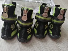 Boots Pet-Shoes Dog Large Waterproof Anti-Skid Small Winter Golden Warm Big 8-Sizes Wear-Resistant
