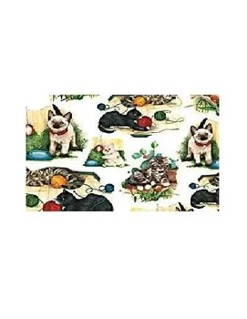 

DECOUPAGE PAPER NAPKINS WITH SIZE 50X70 CM 85 GR BRAND FONTORPIN MODEL KITTENS