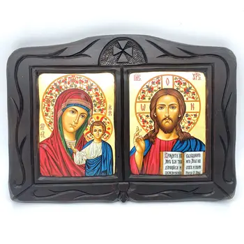 

Icon "Kazan BM and the savior" 37*27 cm