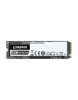

Kingston KC2000-Solid State Drive-encryption-500 GB-internal-M.2 2280 - PCI Express 3.0x4 (NVMe) -256 bit AES