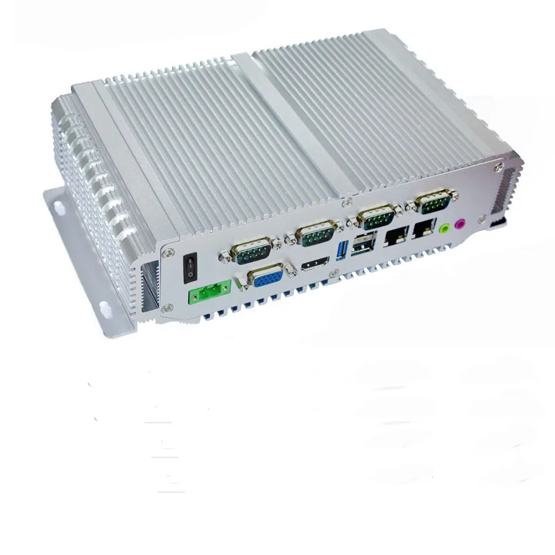 X86 встроенный компьютер 4 Гб ОЗУ 64 ПЗУ VGA GPIO четырехъядерный брандмауэр 2 LAN J1900 ЦП