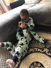 Conjuntos de ropa de dormir de algodón para niños y niñas, pijamas unisex de 2 a 13 años para el hogar