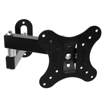 

10KG TV Wall Mount TV Holder Rotate TV Wall Bracket Tilt Swivel TV Stand 15° Tilt for 14-27 Inch LCD LED Monitor