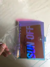 Carpeta con apariencia láser, organizador de cuaderno, libros, filofax, diario, bocetos o agenda escolar, accesorios y suministros de oficina, medidas A5 o A6