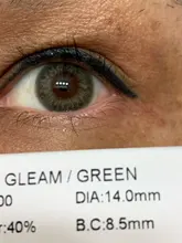 Lentillas de colores circulares, lentillas de Belleza multicolor, lentillas de Color verde para ojos, 1 par