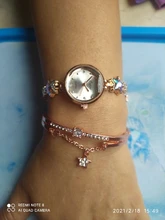 Marca Lvpai las mujeres relojes de pulsera conjunto de moda vestido de las mujeres señoras reloj de pulsera de lujo reloj de cuarzo rosa dorado conjunto regalo dropshipping