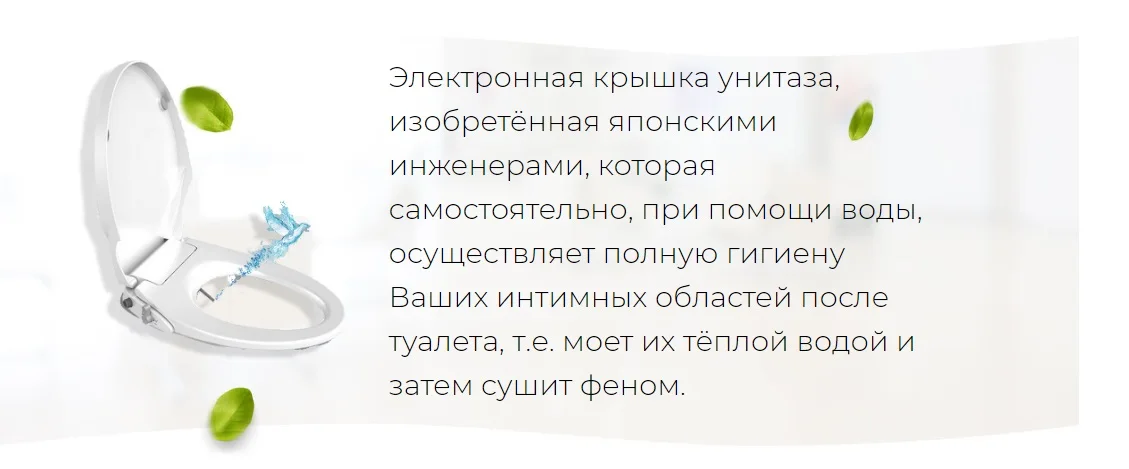 Электронное биде LS Daewon DIB-C450(круглый