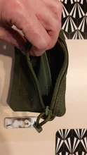 EDC Molle-Cartera portátil para viaje, acampar o senderismo, billetera impermeable con cierre, de estilo militar a la cintura