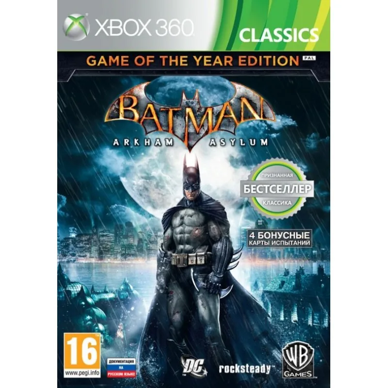 Batman: Arkham Asylum edición del juego del año (edición del año del juego)  (Xbox 360)|Ofertas de juegos| - AliExpress