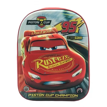 

TOY BAGS Mochila Cars Motor frontal 3D Eva con luz y sonido