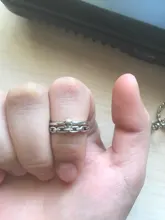 Color plateado antiguo Multi cadenas de cara sonriente y feliz anillo para las mujeres lindo Simple geométrico Smiley caras ajustable anillos A835