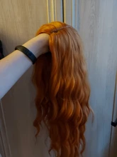 LING HANG-Peluca de cabello sintético para mujer, cabellera artificial de ondas largas, de alta temperatura, adecuada para mujeres negras y blancas