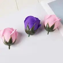 Трехслойное мыло в Форме Розы голова праздничный подарочный набор коробка-1 коробка