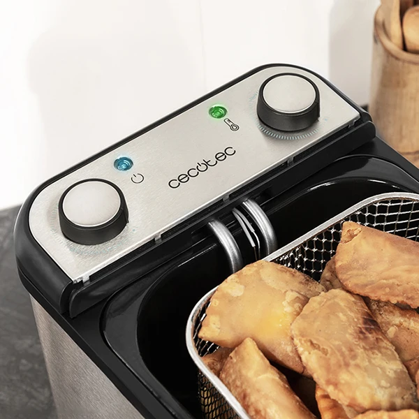 Фритюрница Cecotec CleanFry Infinity 4000 4 л 3270 Вт черный серебристый
