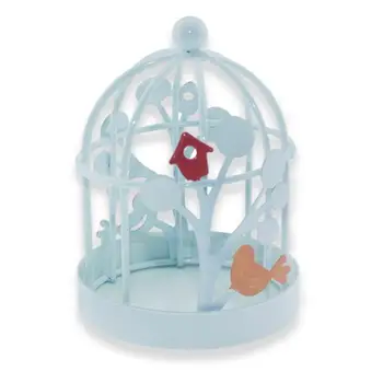 

12 Pieces Colorful Metal Bird Cages