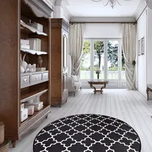 Коврики для гостиной-ковры для гостиной-Декор для комнаты-серый ковер-Декор для гостиной | черный декоративный djt диаметр чашки 100 см