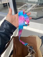 Cordones lindos de moda DZ803 para correa de cuello para llave para tarjeta, insignia, llavero de gimnasio, cordón, llavero DIY, llavero de cuerda colgante al por mayor