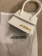 Jacquemus-bolsos de mano de alta calidad para mujer, bandoleras femeninas de Color sólido, de lujo con letras cruzadas, de diseñador para fiesta, 2019