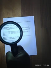 Lupa iluminada Glass-10X lupa de lectura grande de mano con 12 luz LED iluminada para personas mayores, reparación, monedas