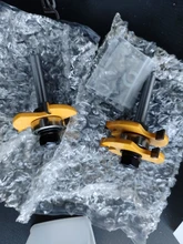 LAVIE 2 pcs 8mm Shank Tongue & Groove Joint Assemble Router Bits T-Slot Milling Cutter